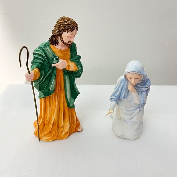 Coalport‎ The Nativity Collection Joseph & Mary Figurines Replacement - Picture 1 of 8